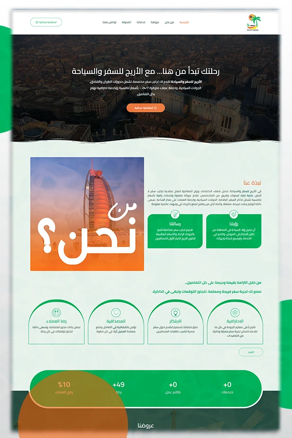 الأريج للسفر والسياحة — صفحة 1