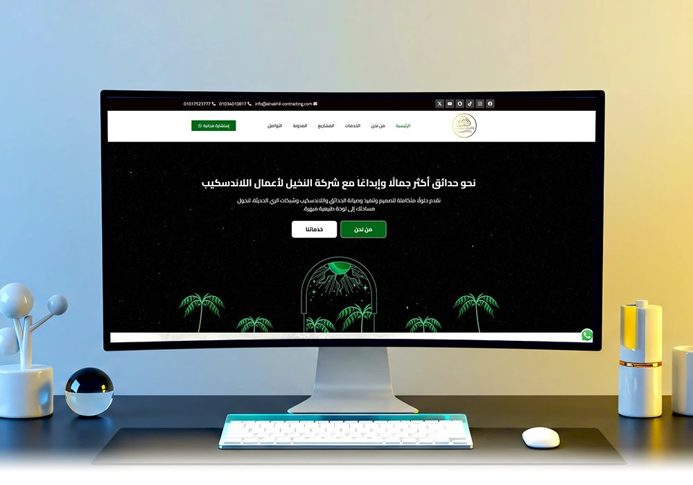 شركة النخيل لأعمال اللاندسكيب