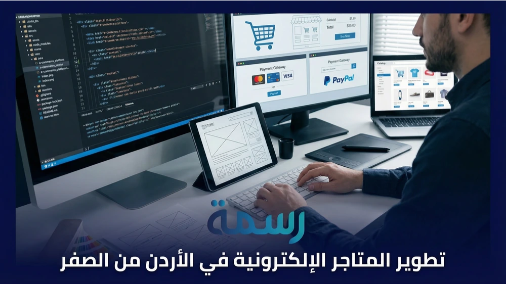 تطوير المتاجر الإلكترونية في الأردن من الصفر