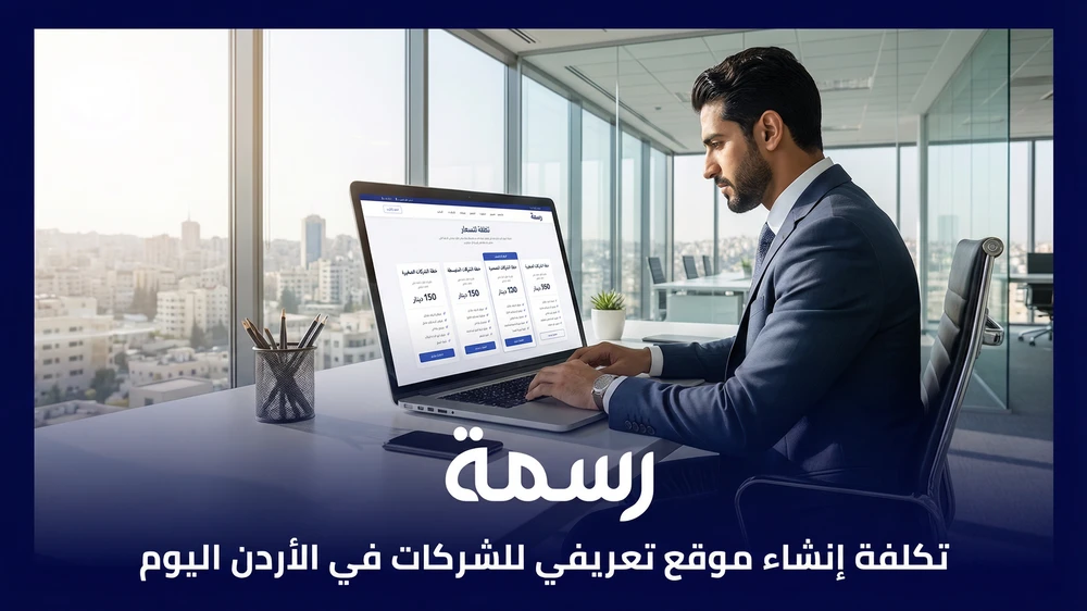 تكلفة إنشاء موقع تعريفي للشركات في الأردن اليوم