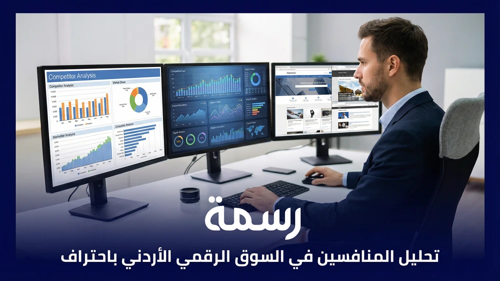 تحليل المنافسين في السوق الرقمي الأردني باحتراف