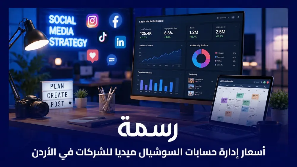 أسعار إدارة حسابات السوشيال ميديا للشركات في الأردن
