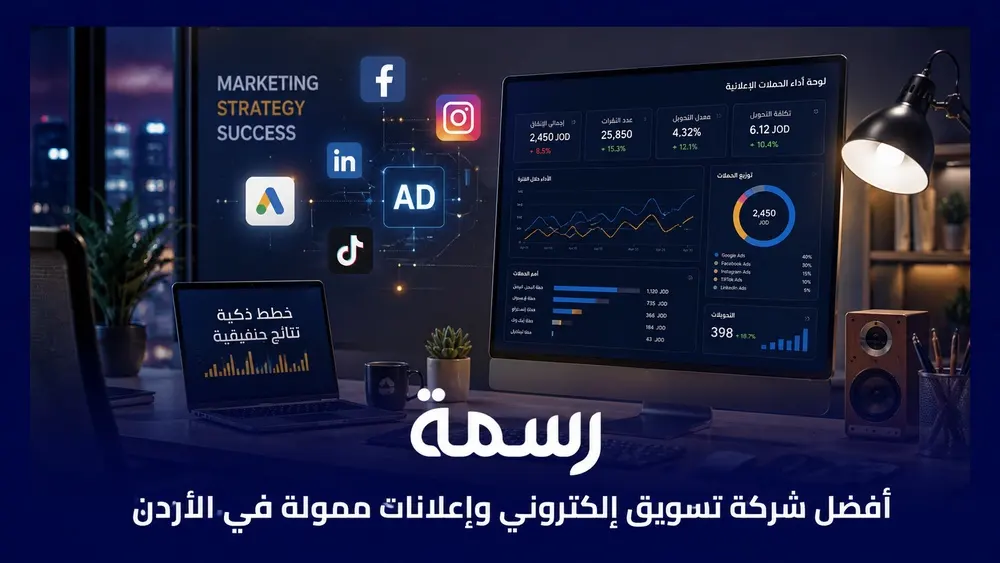 أفضل شركة تسويق إلكتروني وإعلانات ممولة في الأردن