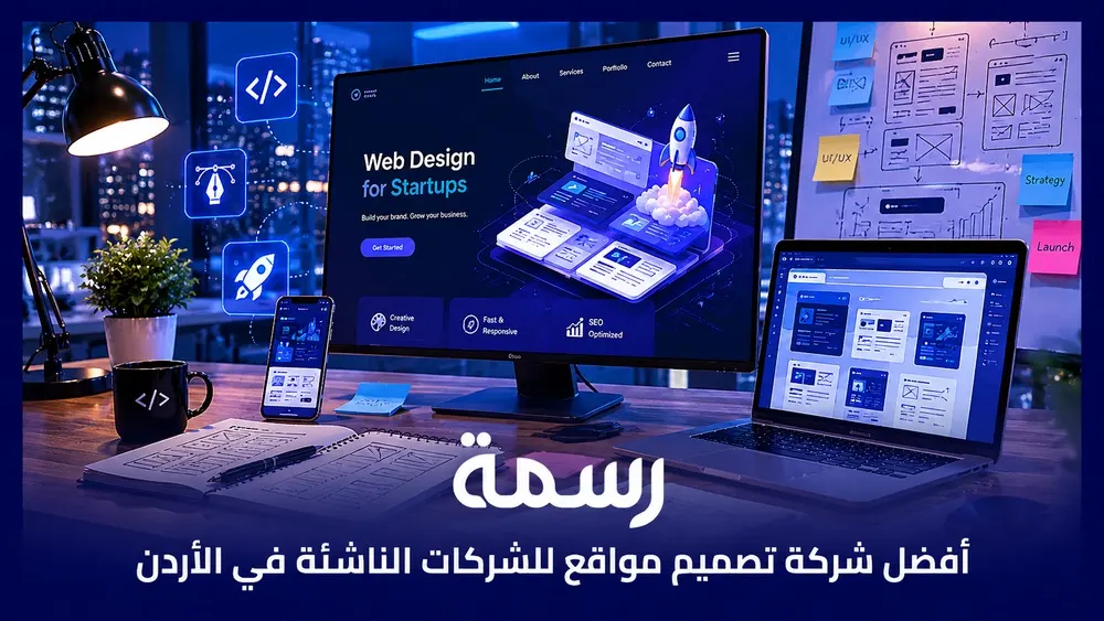 أفضل شركة تصميم مواقع للشركات الناشئة في الأردن