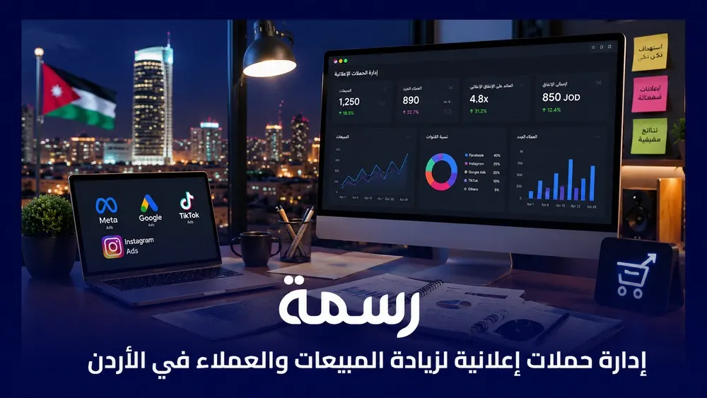 إدارة حملات إعلانية لزيادة المبيعات والعملاء في الأردن