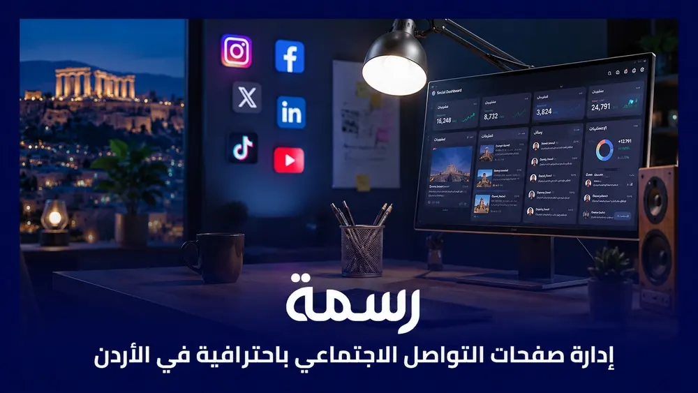 إدارة صفحات التواصل الاجتماعي باحترافية في الأردن
