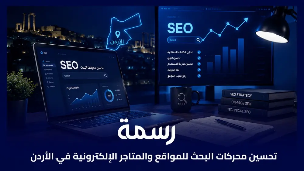 تحسين محركات البحث للمواقع والمتاجر الإلكترونية في الأردن