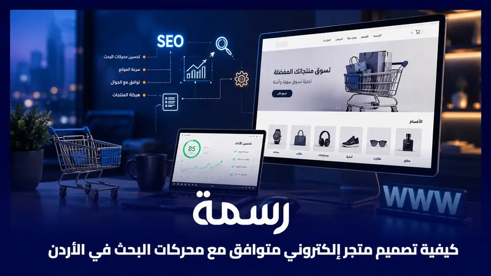 كيفية تصميم متجر إلكتروني متوافق مع محركات البحث في الأردن