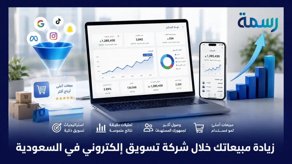 زيادة مبيعاتك من خلال شركة تسويق إلكتروني في السعودية
