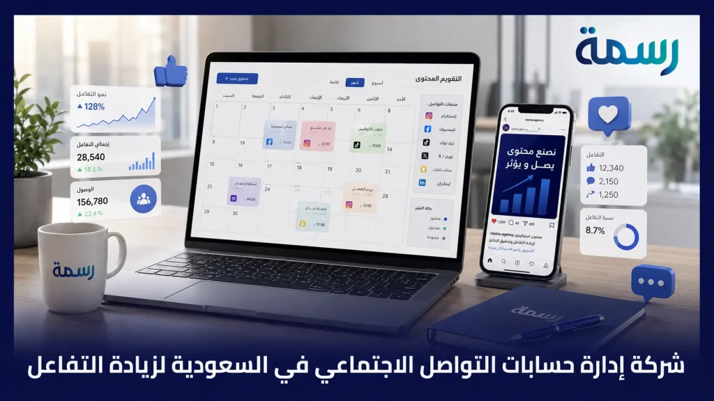 شركة إدارة حسابات التواصل الاجتماعي في السعودية لزيادة التفاعل