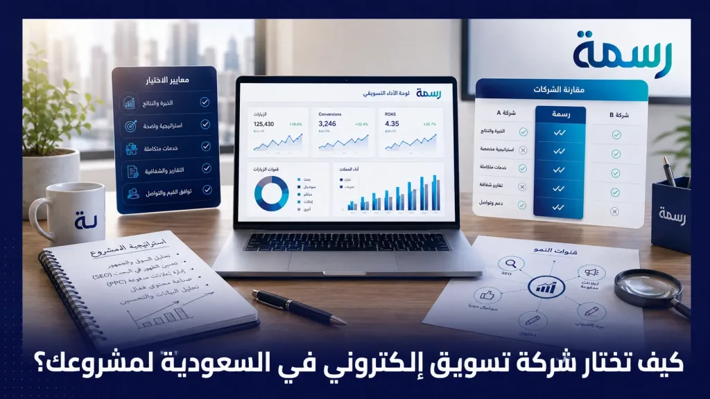 كيف تختار شركة تسويق إلكتروني في السعودية لمشروعك؟
