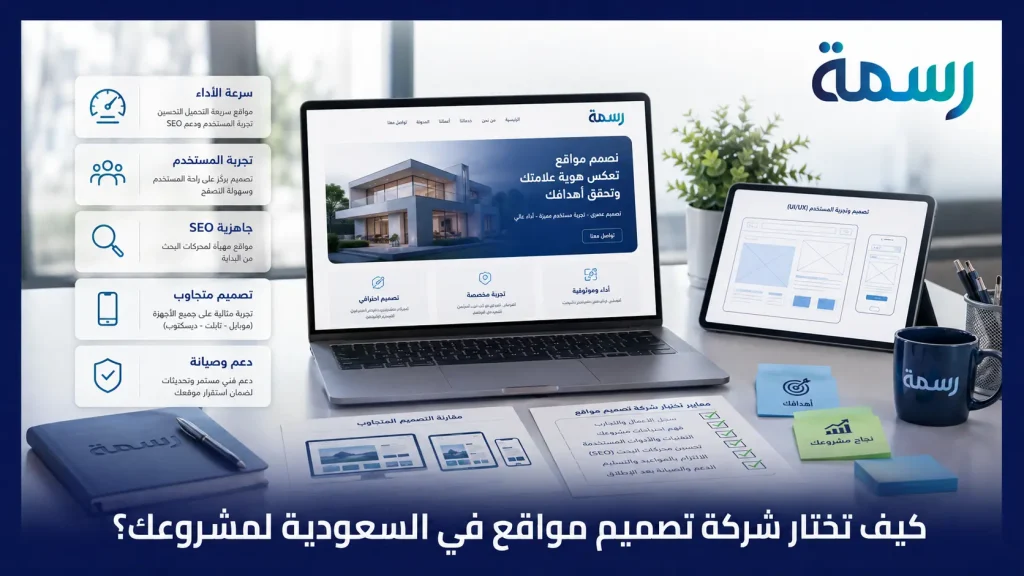 كيف تختار شركة تصميم مواقع في السعودية لمشروعك؟