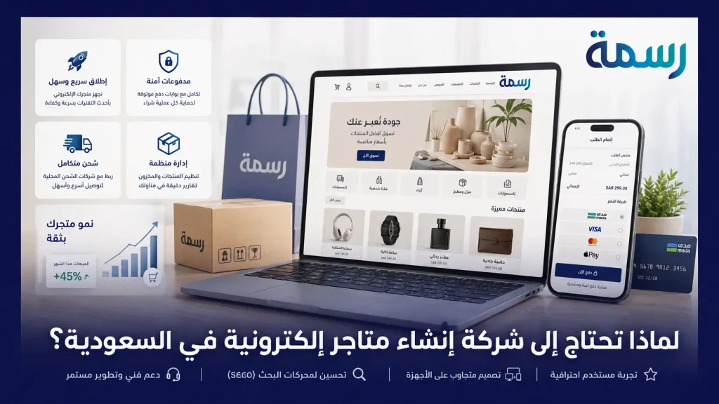 لماذا تحتاج إلى شركة إنشاء متاجر إلكترونية في السعودية؟