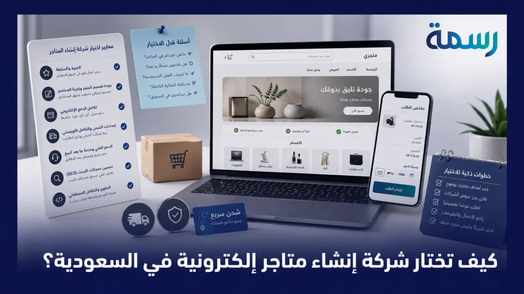 كيف تختار شركة إنشاء متاجر إلكترونية في السعودية؟